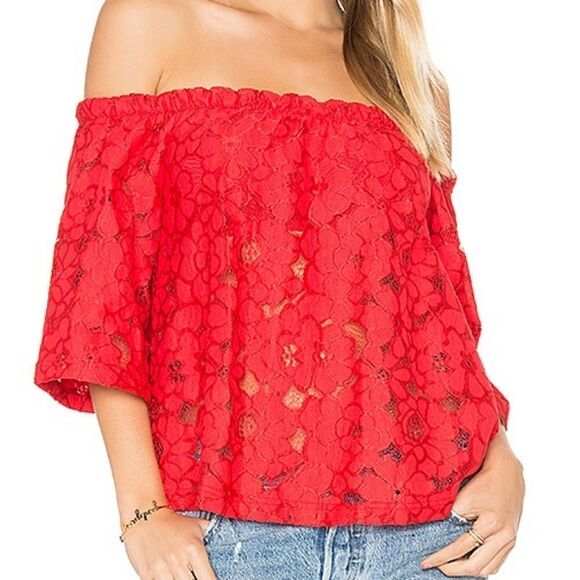 JACK BY BB DAKOTA | Oregano off the shoulder top - Picture 1 of 4